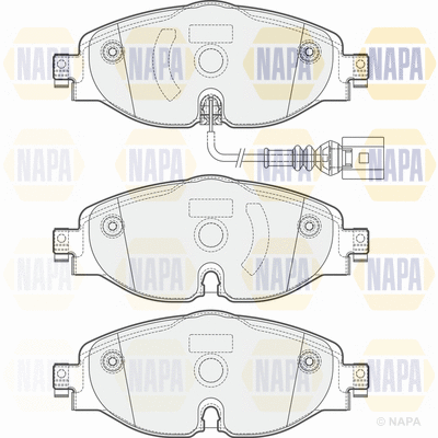 Brake Pad Set, disc brake (PBP7556)