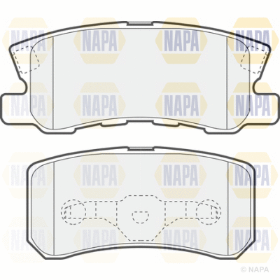 Brake Pad Set, disc brake (PBP7038)
