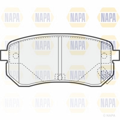 Brake Pad Set, disc brake (NBP1090)