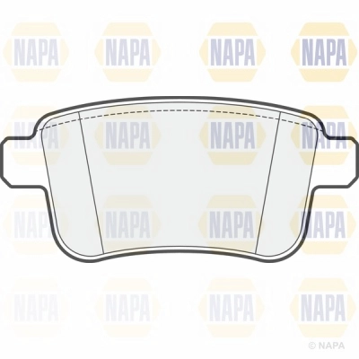 Brake Pad Set, disc brake (NBP1338)