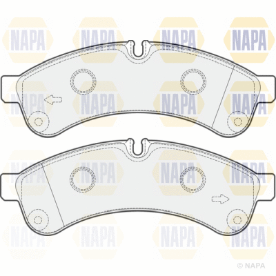 Brake Pad Set, disc brake (PBP7153)