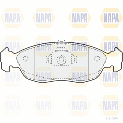 Brake Pad Set, disc brake (PBP7015)