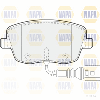 Brake Pad Set, disc brake (PBP7568)