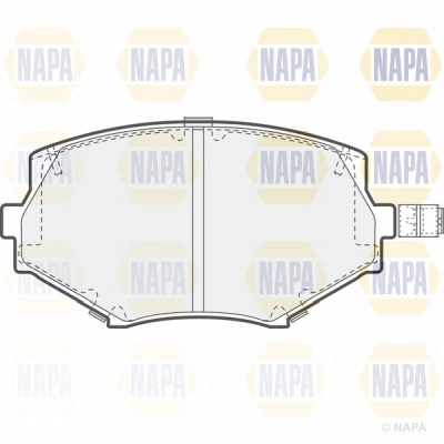 Brake Pad Set, disc brake (NBP1809)
