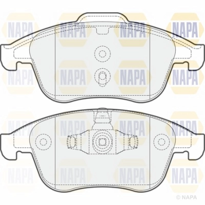 Brake Pad Set, disc brake (NBP1694)