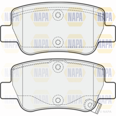 Brake Pad Set, disc brake (PBP7246)