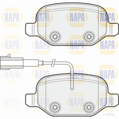 Brake Pad Set, disc brake (PBP7177)