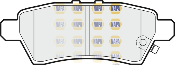 Brake Pad Set, disc brake (NBP1404)