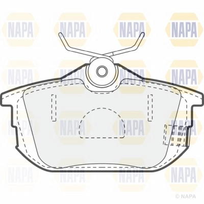 Brake Pad Set, disc brake (NBP1056)
