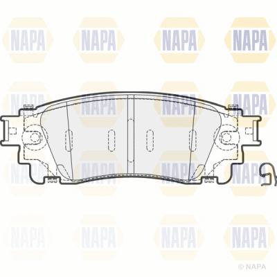 Brake Pad Set, disc brake (PBP7686)