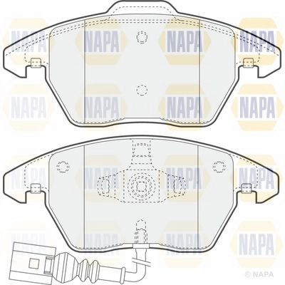 Brake Pad Set, disc brake (NBP1387)