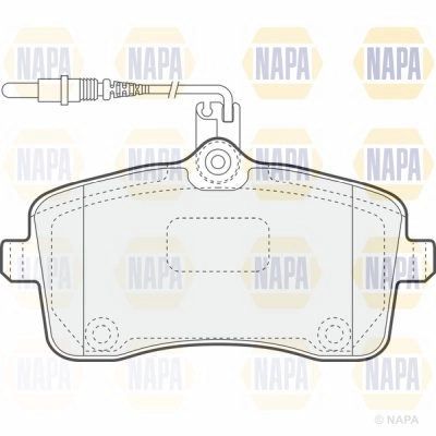 Brake Pad Set, disc brake (NBP1167)