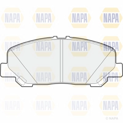 Brake Pad Set, disc brake (NBP1752)