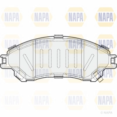 Brake Pad Set, disc brake (NBP1423)