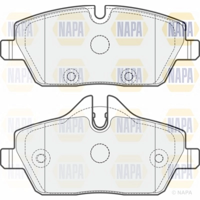 Brake Pad Set, disc brake (NBP1663)