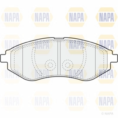 Brake Pad Set, disc brake (NBP1038)