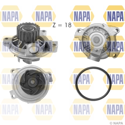 Water Pump, engine cooling (NWP1016)