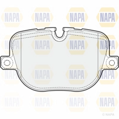 Brake Pad Set, disc brake (NBP1762)