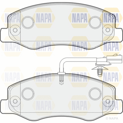 Brake Pad Set, disc brake (PBP7481)