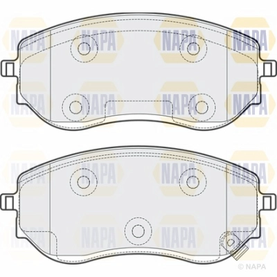 Brake Pad Set, disc brake (NBP1798)