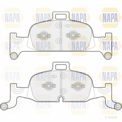 Brake Pad Set, disc brake (NBP1539)