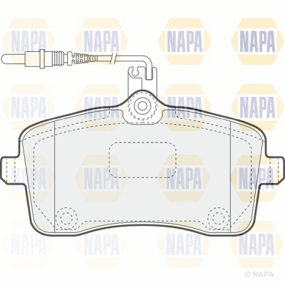 Brake Pad Set, disc brake (PBP7027)