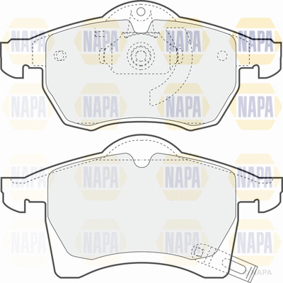 Brake Pad Set, disc brake (PBP7072)