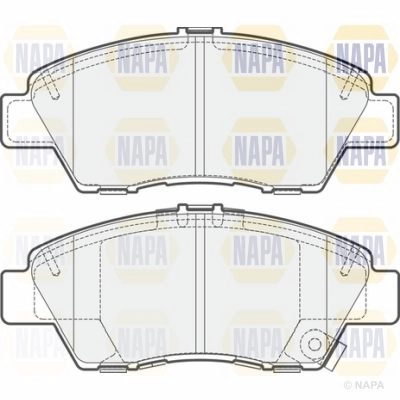 Brake Pad Set, disc brake (NBP1406)
