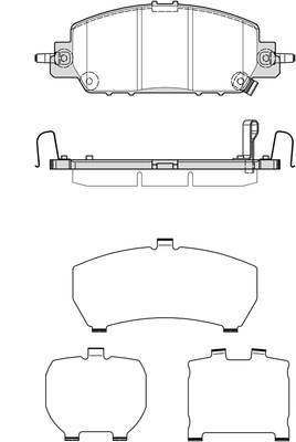 Brake Pad Set, disc brake (PBP7844)