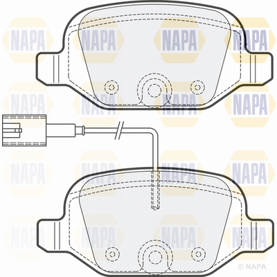 Brake Pad Set, disc brake (PBP7195)
