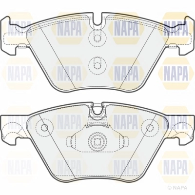 Brake Pad Set, disc brake (NBP1597)