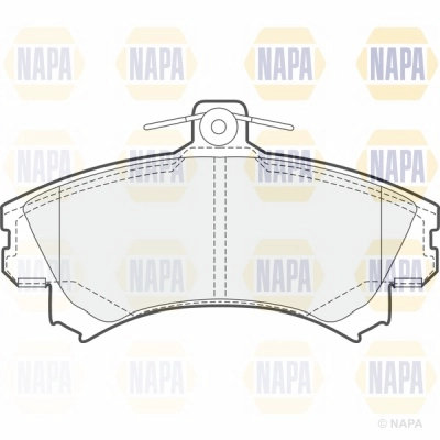 Brake Pad Set, disc brake (NBP1179)