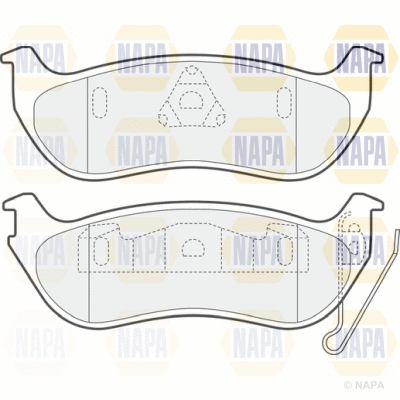 Brake Pad Set, disc brake (PBP7385)
