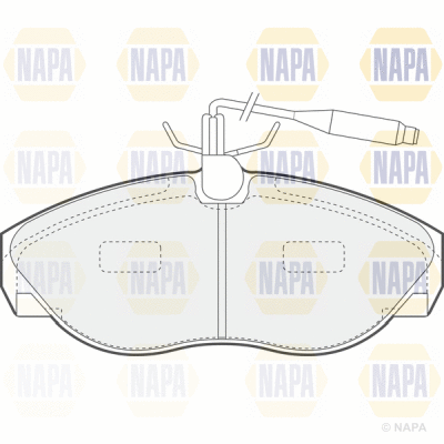 Brake Pad Set, disc brake (PBP7011)