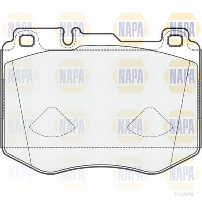 Brake Pad Set, disc brake (NBP1622)