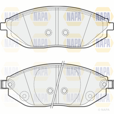 Brake Pad Set, disc brake (PBP7208)