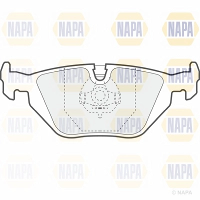 Brake Pad Set, disc brake (NBP1807)