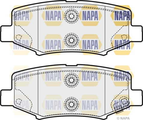Brake Pad Set, disc brake (NBP1316)