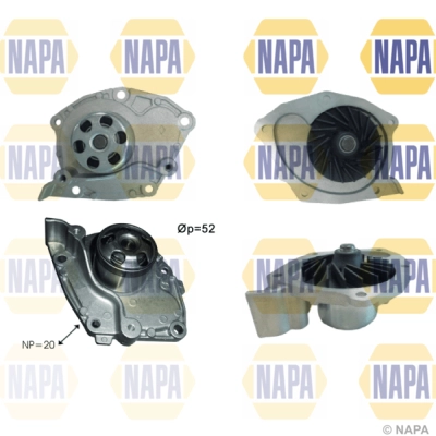Water Pump, engine cooling (NWP1453)