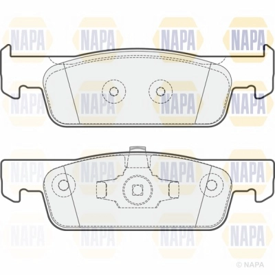 Brake Pad Set, disc brake (NBP1024)