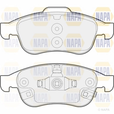 Brake Pad Set, disc brake (NBP1782)