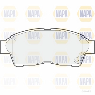 Brake Pad Set, disc brake (NBP1076)