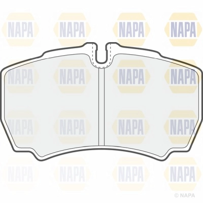 Brake Pad Set, disc brake (NBP1054)