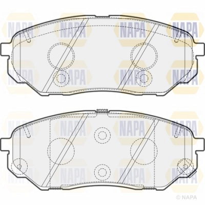 Brake Pad Set, disc brake (NBP1781)