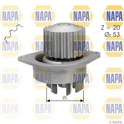 Water Pump, engine cooling (NWP1131)