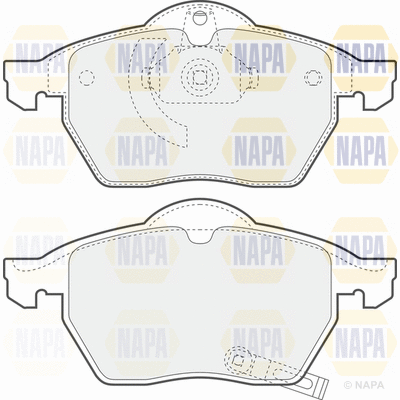 Brake Pad Set, disc brake (PBP7044)