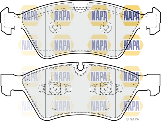 Brake Pad Set, disc brake (NBP1118)