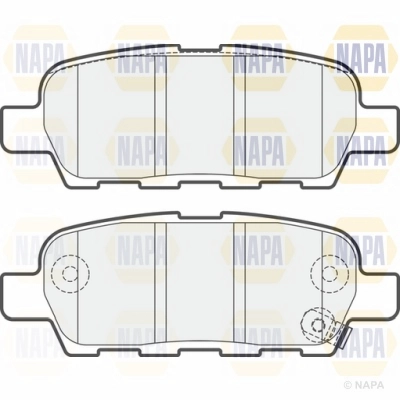 Brake Pad Set, disc brake (NBP1600)