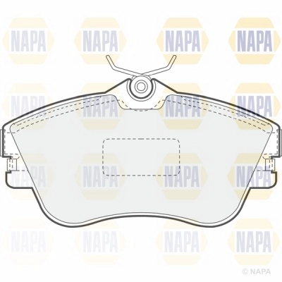 Brake Pad Set, disc brake (NBP1484)