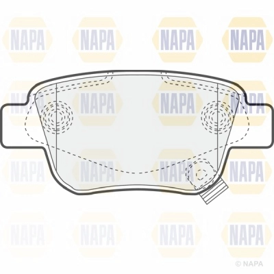 Brake Pad Set, disc brake (NBP1126)